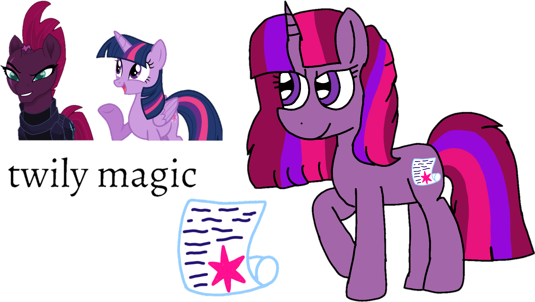 徐詩珮, Broken Horn, Evil Grin, Female, Fizzlepop Berrytwist, - My Little Pony (1803x1080), Png Download