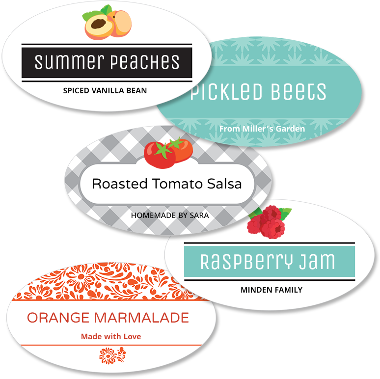 Download Canning Jar Labels Reusable Flyer Full Size PNG Image PNGkit