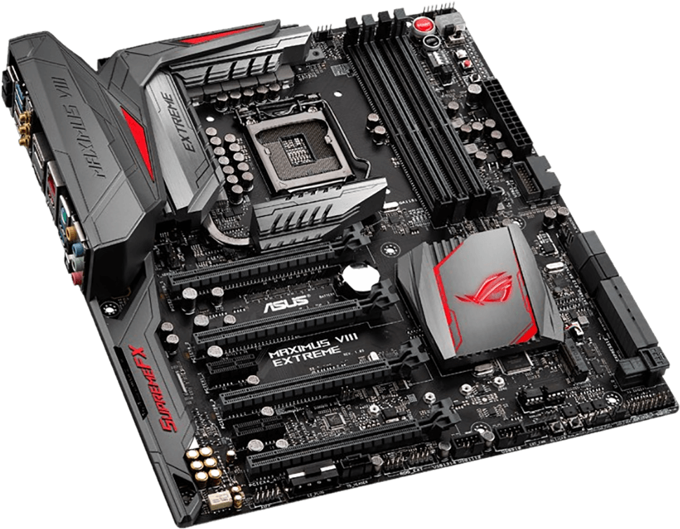 Imagem Placa Mãe - Asus Maximus Viii Extreme 1151 (1000x786), Png Download