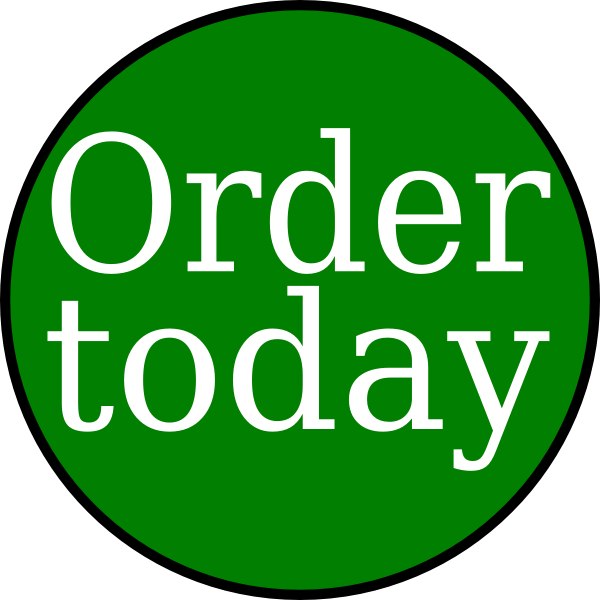 Order Button Png (600x600), Png Download