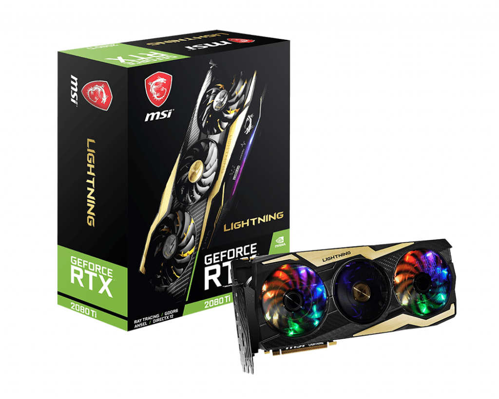 Geforce Rtx™ 2080 Ti Graphics Cards Geforce Rtx 2080 - Msi Geforce Rtx 2080 Ti Lightning Z (1024x820), Png Download