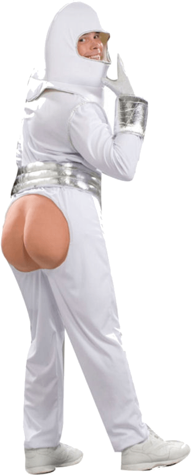 Adult Moon Man Costume - Sexy Astronaut Costume Male (600x951), Png Download