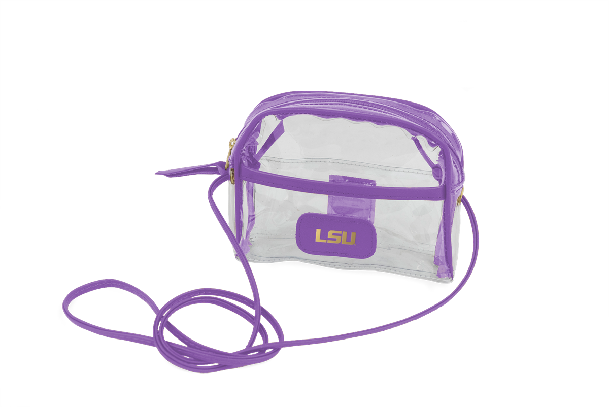 Handmade & Personalized Leather Louisiana State University - Jon Hart Clear Purse (1200x802), Png Download