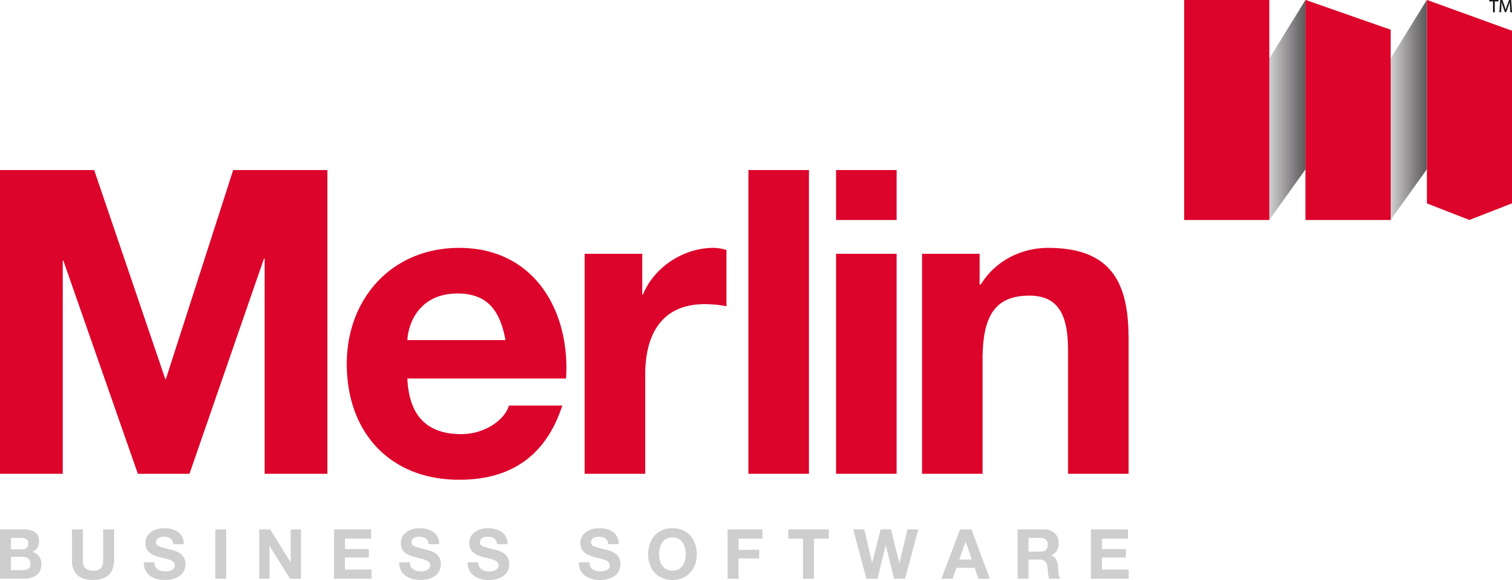 Merlin Business Software (2941x1129), Png Download