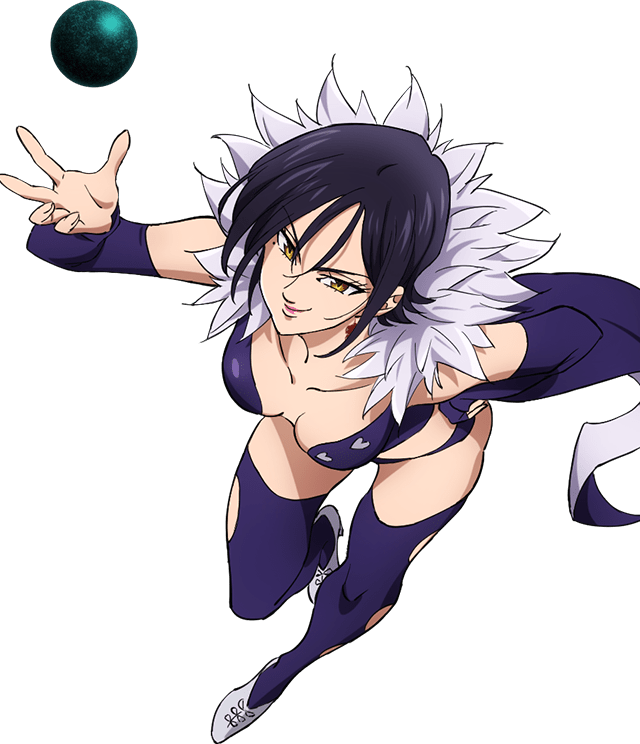 Nanatsu No Taizai - Seven Deadly Sins Merlin Fighting (640x744), Png Download