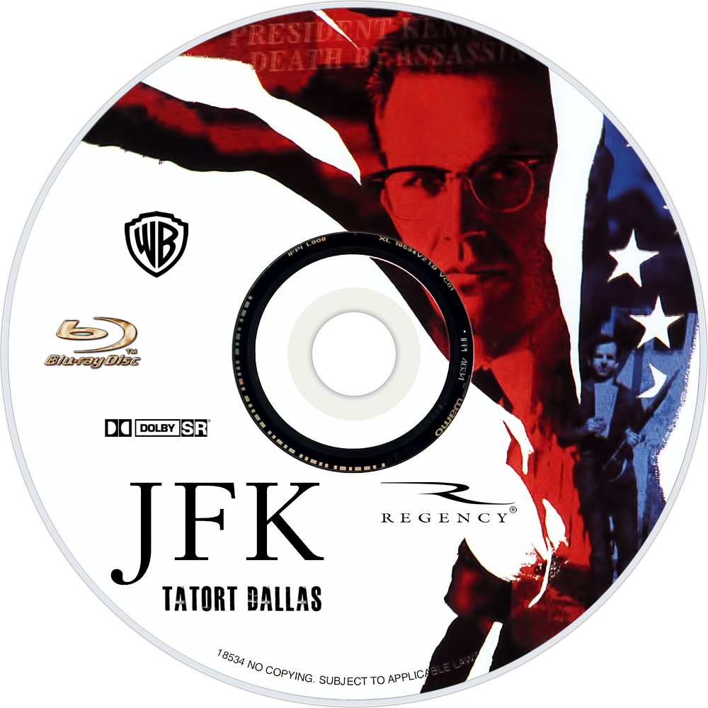 Jfk Bluray Disc Image - Jfk Movie Poster Hd (1000x1000), Png Download