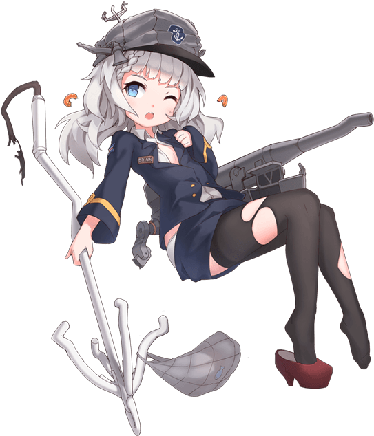 Odin Damaged - 奧 丁 艦 娘 (1024x1024), Png Download