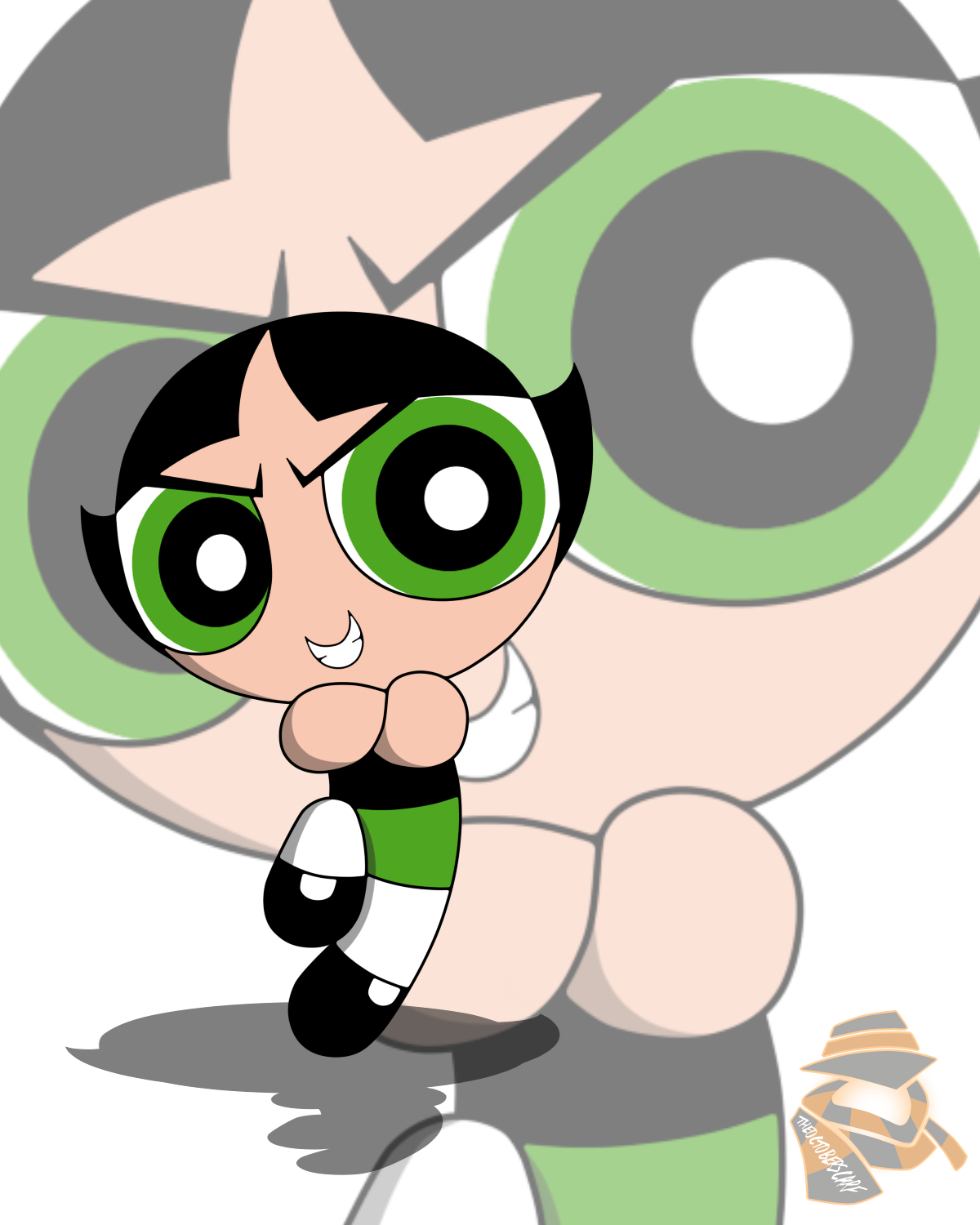 Buttercup - Cartoon (1200x1500), Png Download