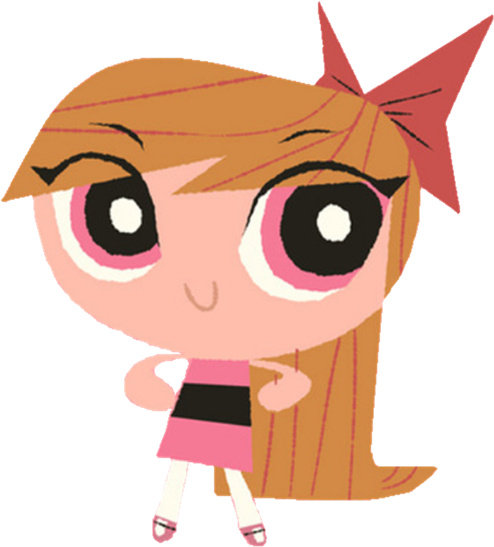 Powerpuff Girls Dance Pantsed Blossom (732x801), Png Download