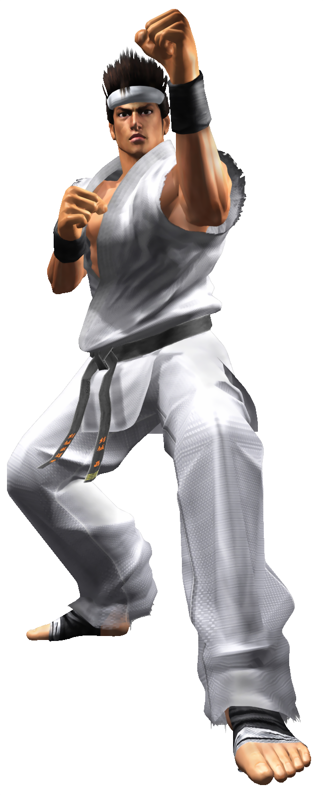 Akira Yuki - Virtua Fighter Akira Yuki (650x1600), Png Download