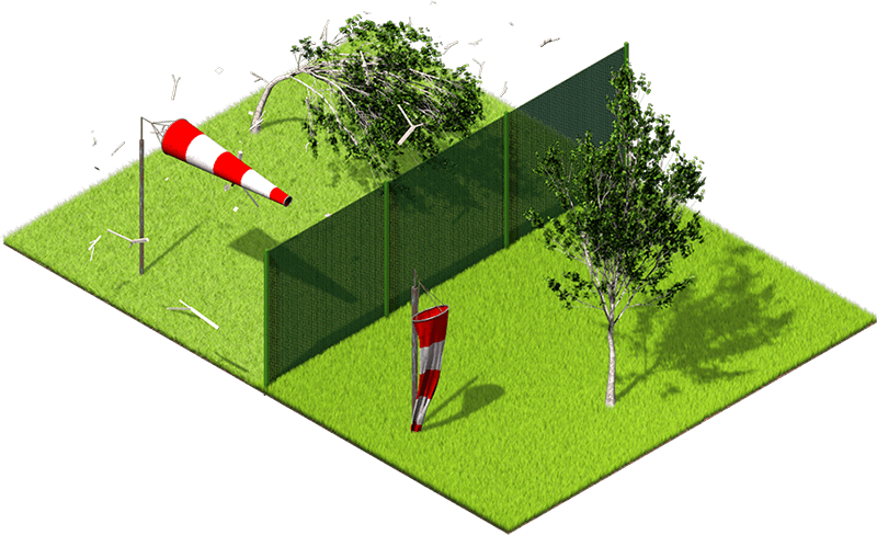 Brise De Vent - House (800x488), Png Download