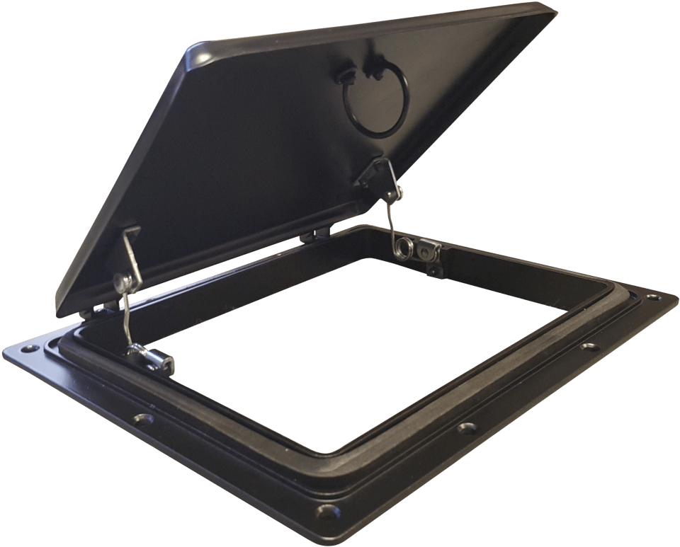 Pop Up Vent Black / Medium - Trailer (1600x900), Png Download