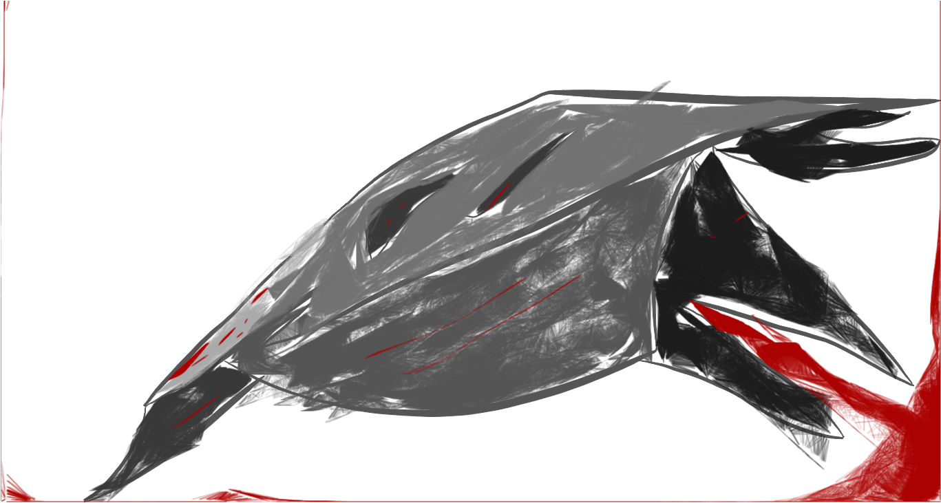 Min Mothership - Sketch (1366x768), Png Download