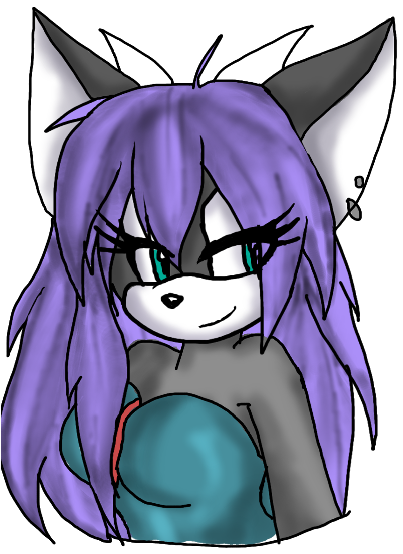 Nina The Succubus Bust Drawing - Cartoon (840x1131), Png Download