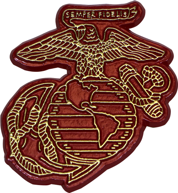 Usmc Red And Gold Ega Magnet - Illustration (800x800), Png Download