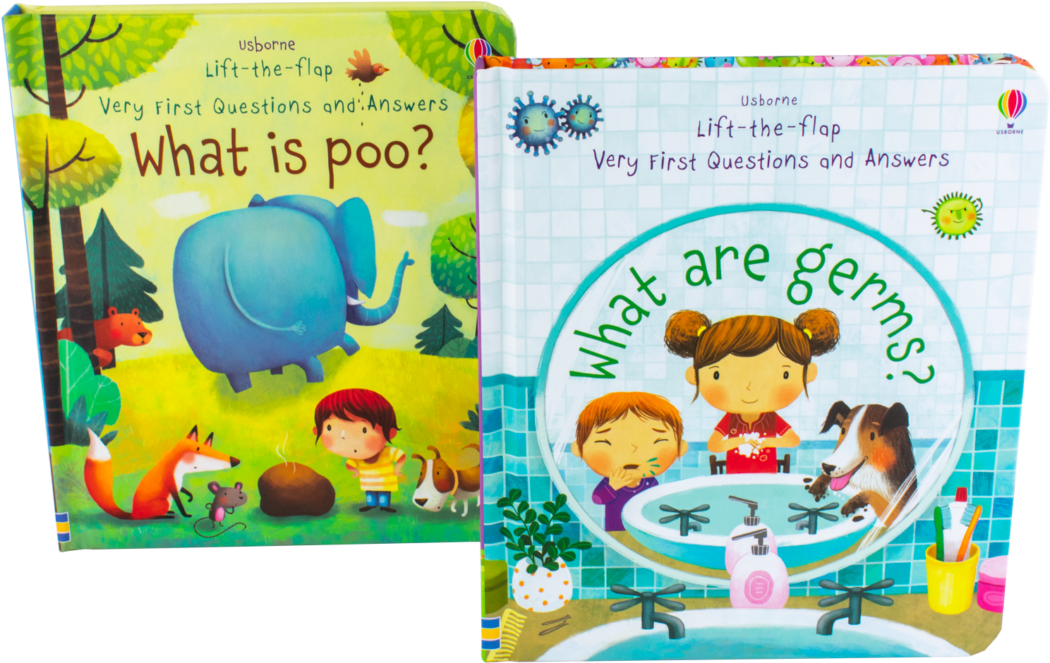 Usborne Lift The Flap Very First Questions And Answers - Q Son Los Germenes (1600x1067), Png Download