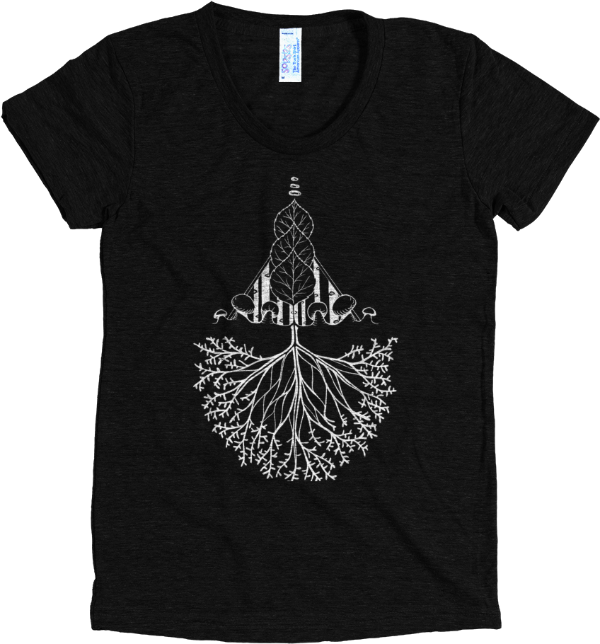 Aspen Fungi White Transparent Mockup Front Wrinkled - Niall Shirt (1000x1000), Png Download