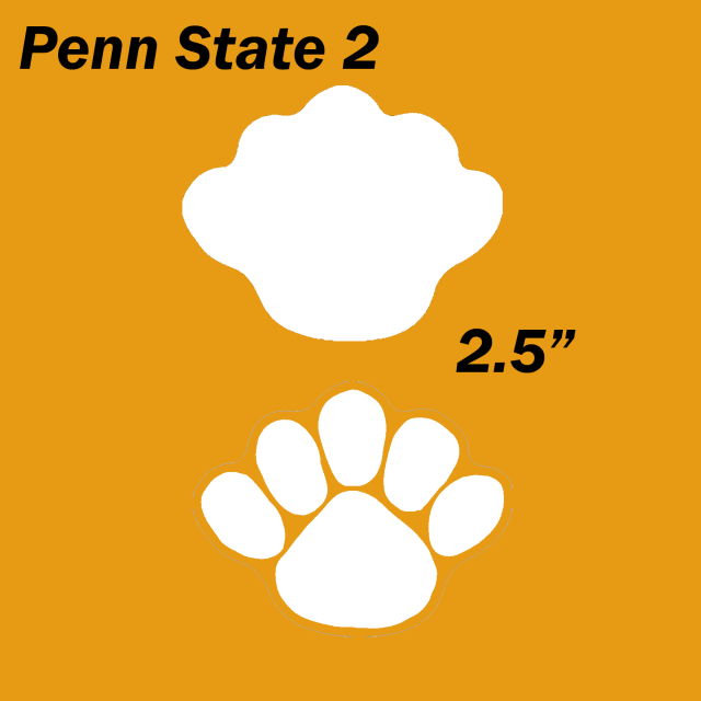 Penn State Paw (640x640), Png Download