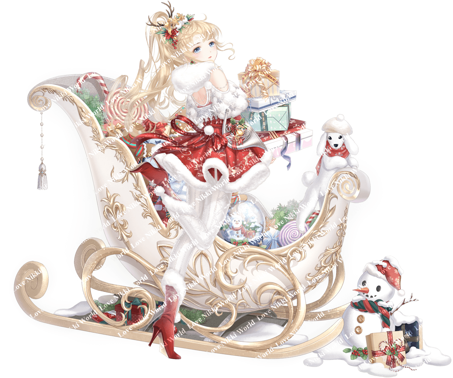 Festivals Warm Christmas Eve - Warm Christmas Eve Love Nikki (1700x1630), Png Download