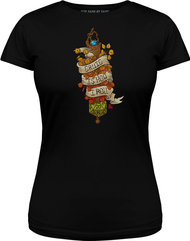 Druid Is How I Roll - Active Shirt (1000x1000), Png Download