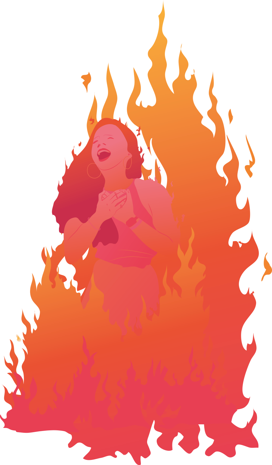 Llama Chica - Illustration (904x1544), Png Download