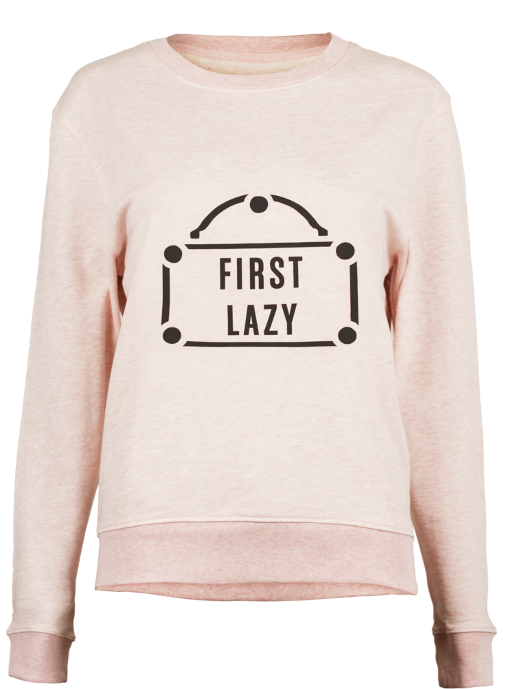 Sweater Rose First Lazy Floriane Fosso Ghost (1000x1497), Png Download