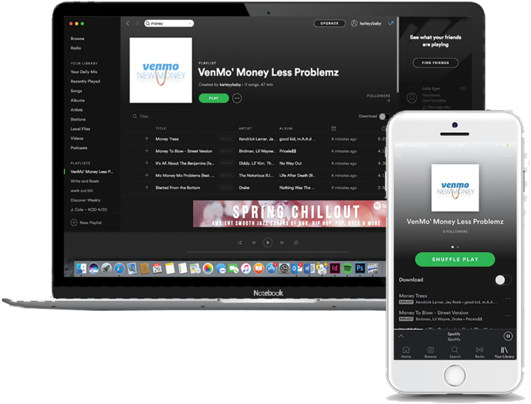 Venmospotify - Smartphone (1000x1000), Png Download