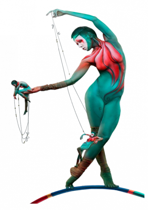 Tubes Carnaval Png - Png Cirque (500x708), Png Download