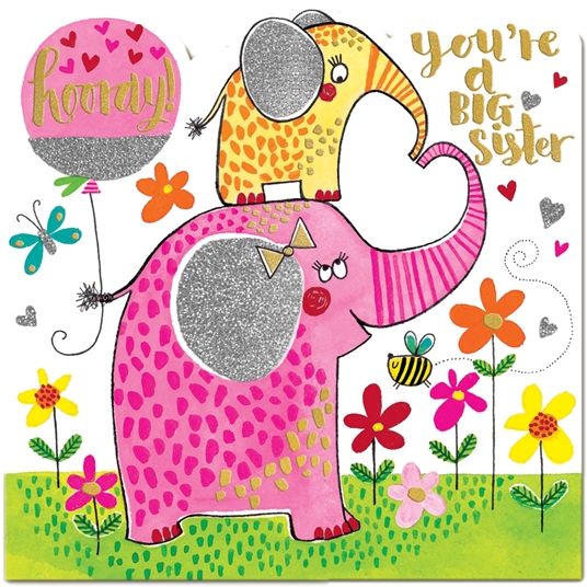 Click To Enlarge Image - Congratulations Big Sister (600x800), Png Download
