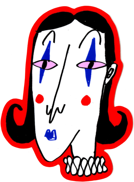 Jester Sticker Jester Sticker (731x1024), Png Download