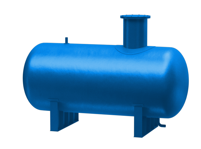A Gas Holder Is A Tank For Storing Liquefied Hydrocarbon - Plastic (699x516), Png Download