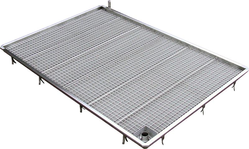 Standard Sole Desinfecting Grate - Roof (800x480), Png Download