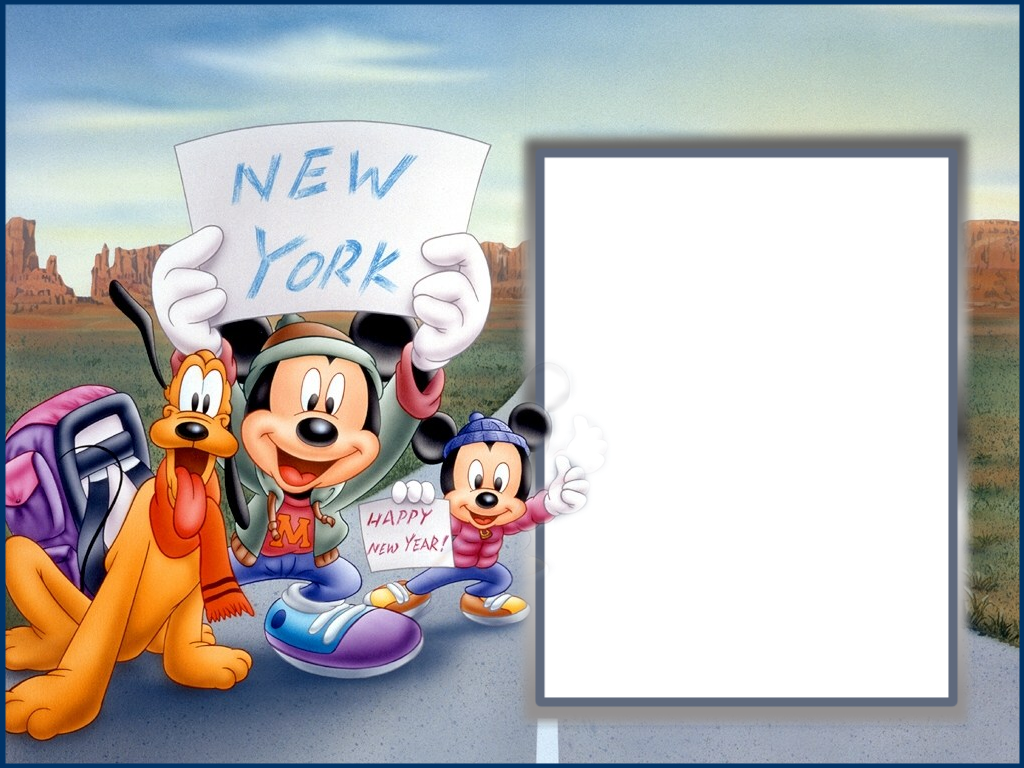 Molduras Png Infantil Car Interior Design - Mickey Mouse (1024x768), Png Download