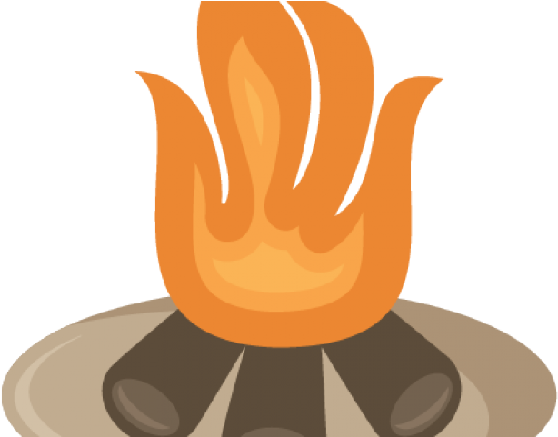 Camp Fire Clipart Vector - Woodland Campfire Clipart (640x480), Png Download