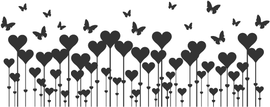 Corações Selecione A Cor - Decoração De Cabeceira De Cama Com Papel Contact (600x600), Png Download