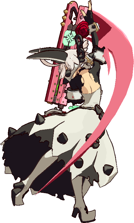 Ggxrd-r Elphelt Launch - Cartoon (461x768), Png Download