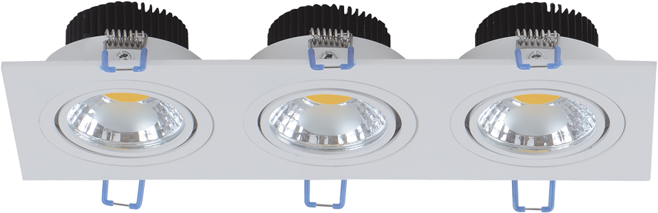 Cora 3 Spot Luminaire - Brush (1000x1000), Png Download