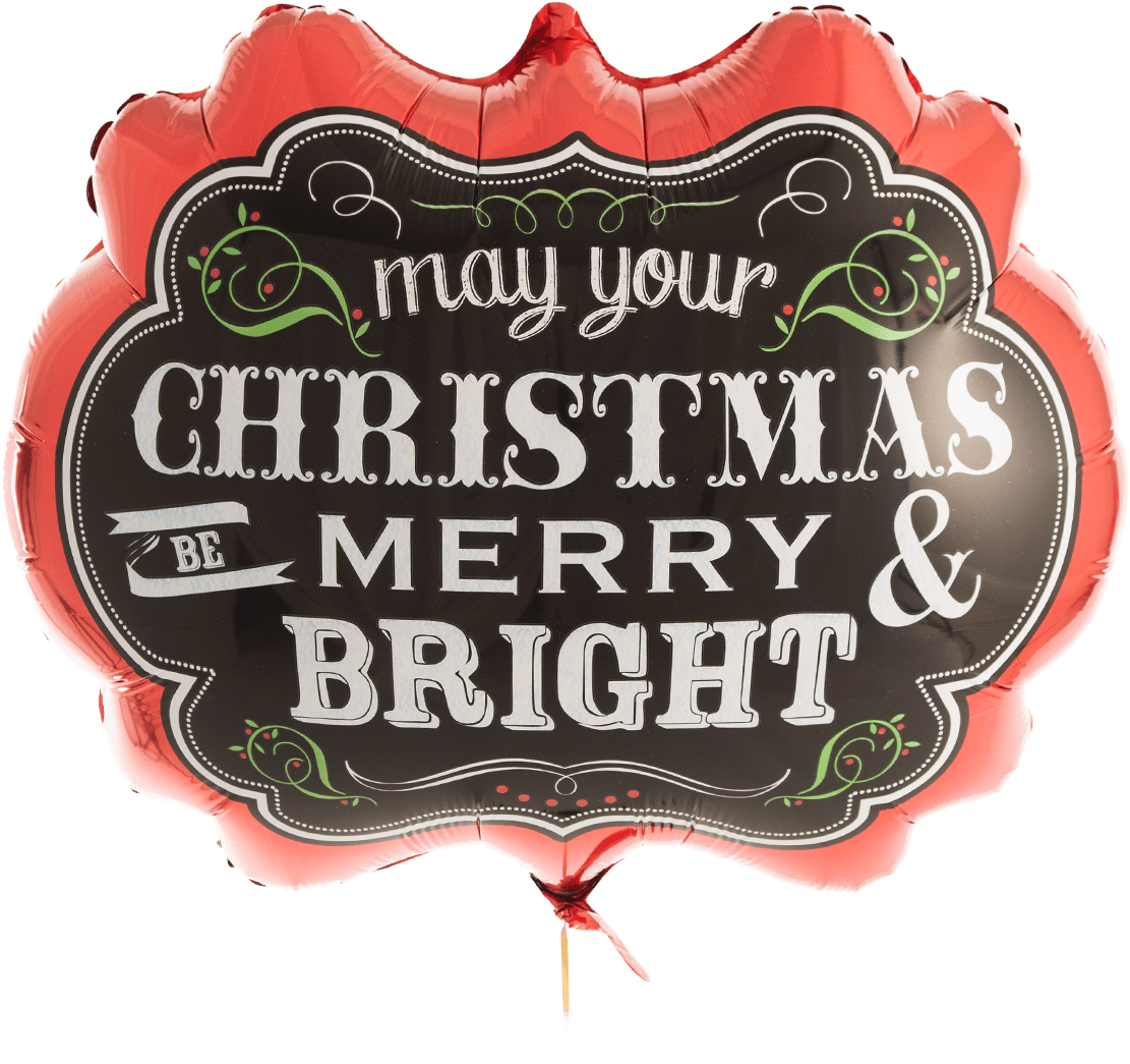 Chalkboard Christmas Supershape - Label (1400x1400), Png Download