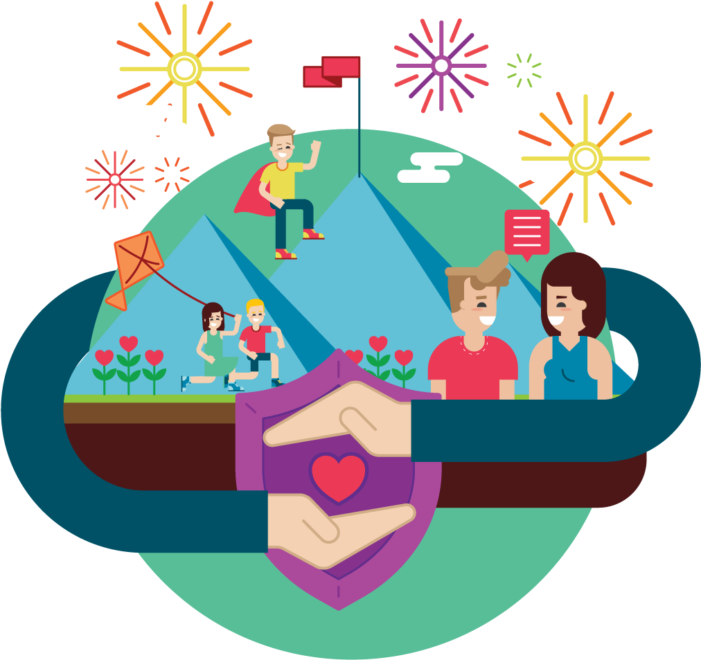 Open Circles Service Offering Hero3 - Illustration (1274x1056), Png Download