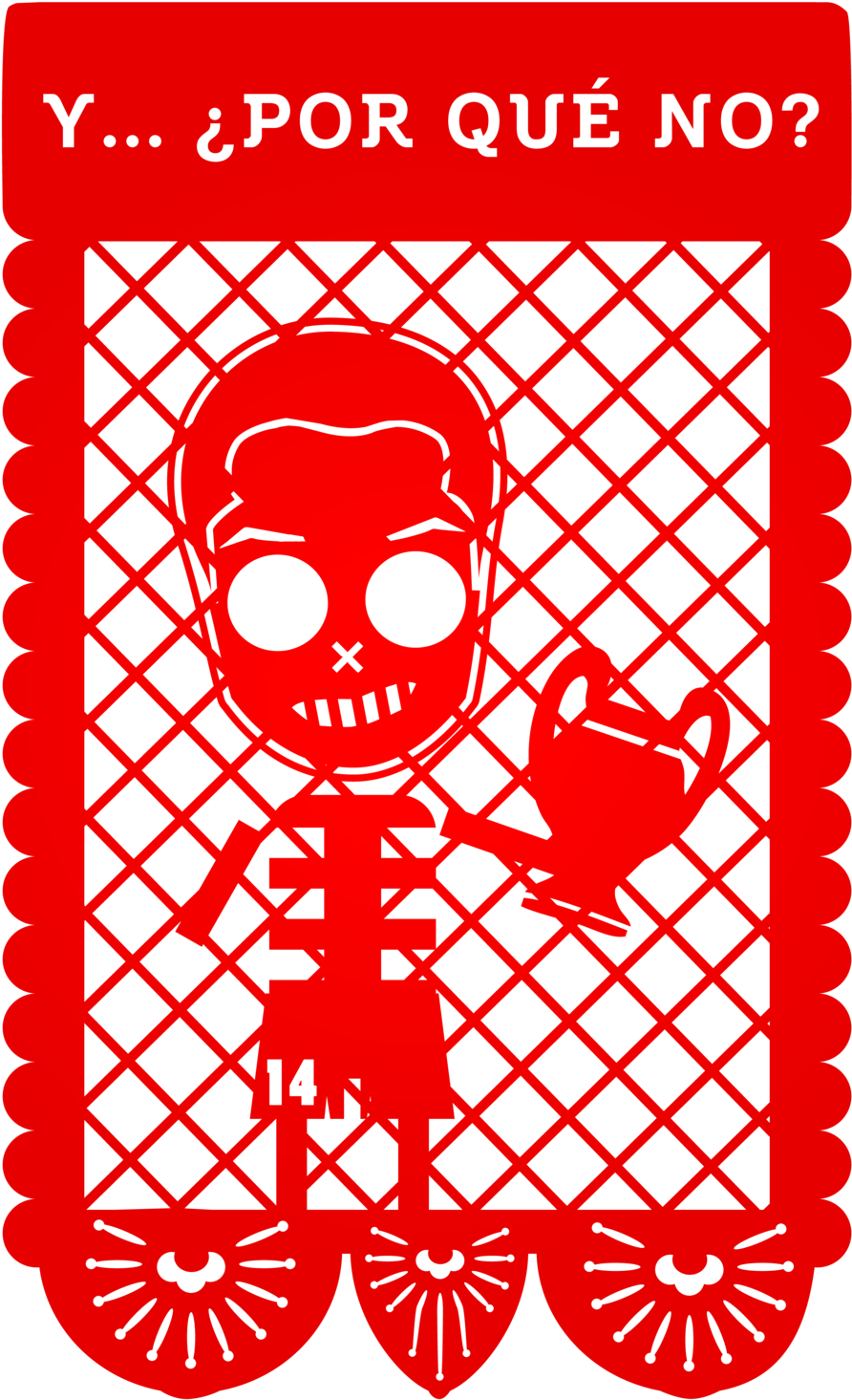 Papel Picado Clipart - Papel Picado Vector Png (900x1478), Png Download