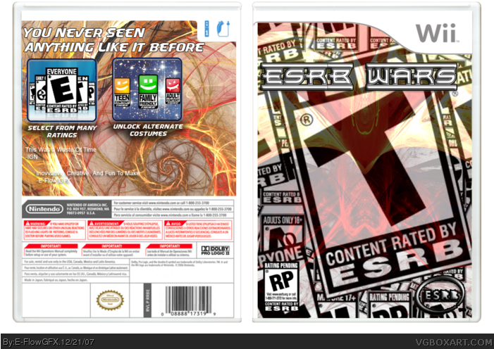 Esrb Wars Box Art Cover - Wii (700x508), Png Download