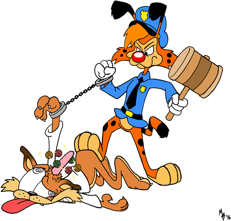Bobcat Vs Bobcat - Bonkers D Bobcat & Roger Rabbit (774x750), Png Download