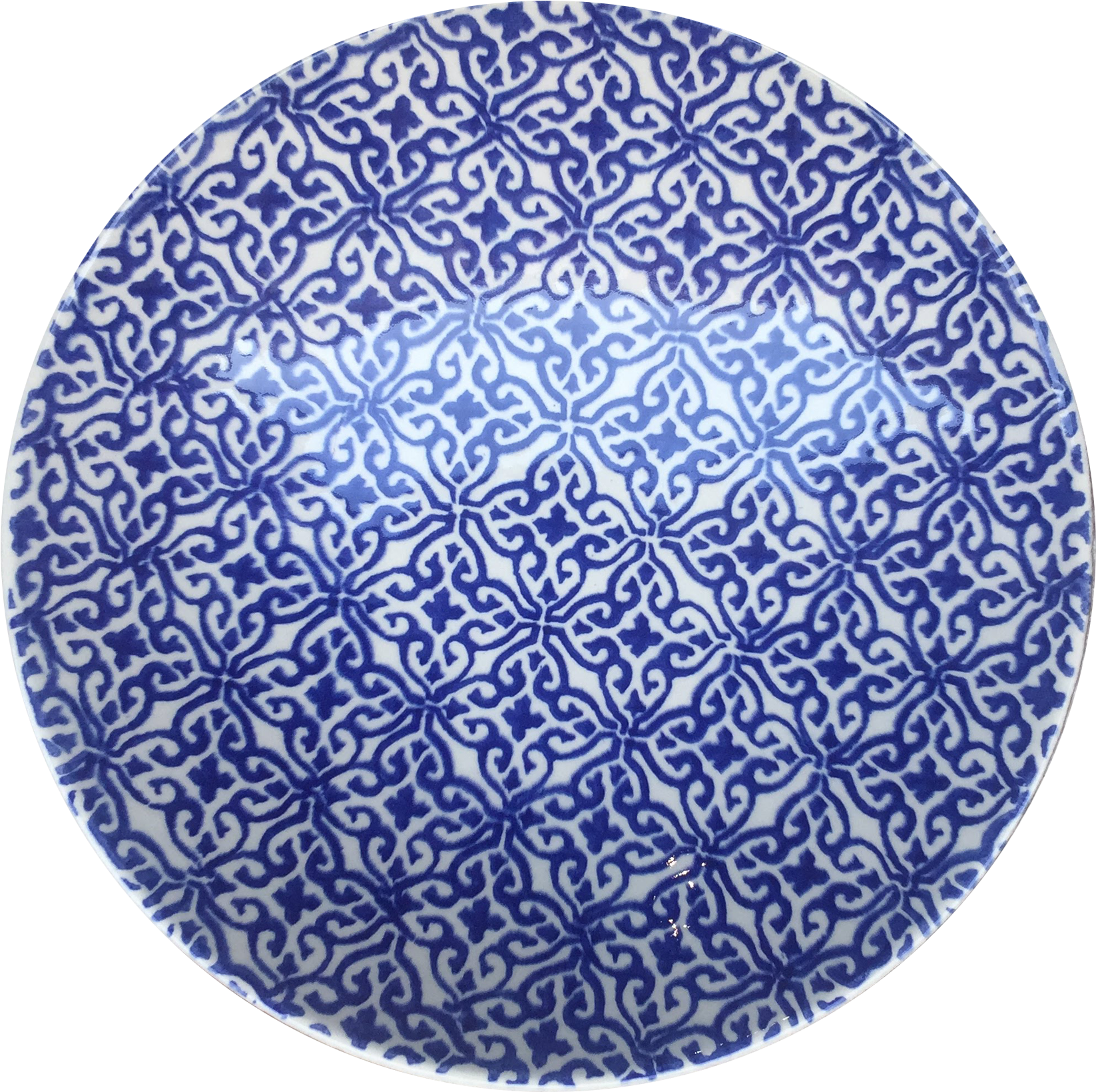 Large Fruit Bowl Blue Az14-nc01 (1684x1708), Png Download