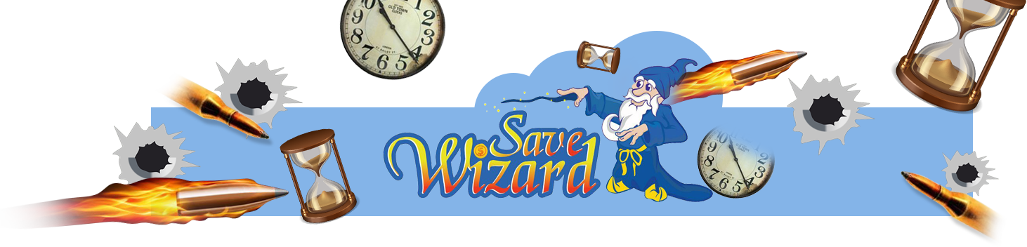 Save Wizard - Icon (1462x352), Png Download