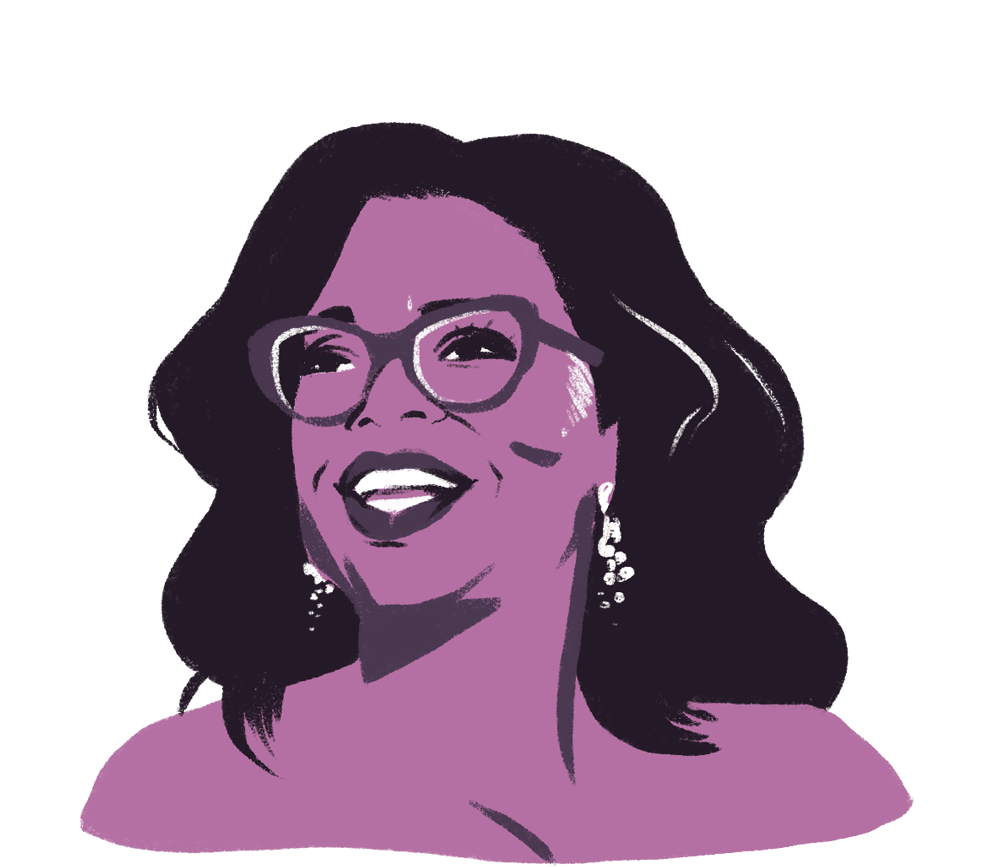 Mireille St Pierre Oprah Winfrey - Illustration (1000x975), Png Download