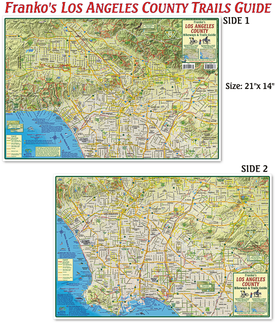 Click To Enlarge Image Latrailssplashpage - Map (543x641), Png Download