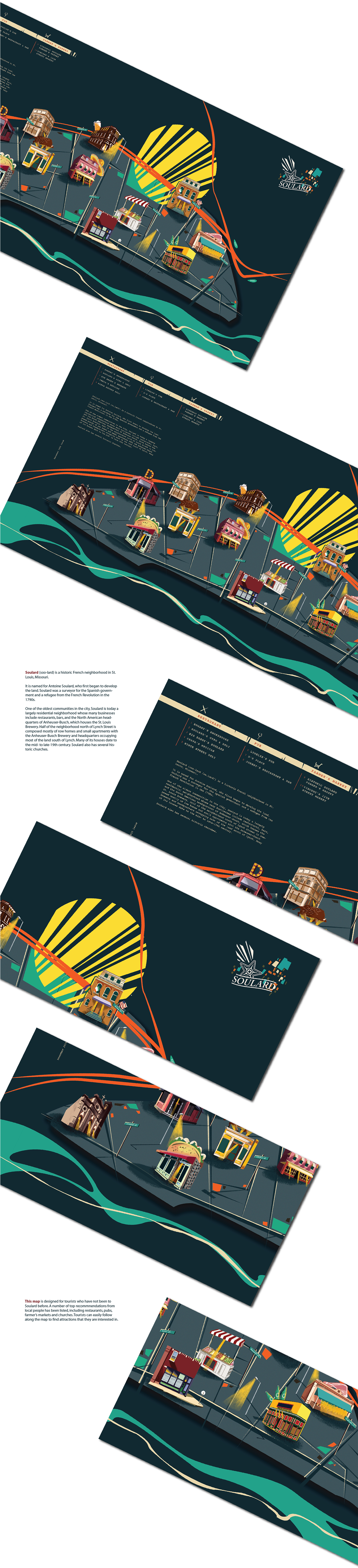 The Map Can Be Folded Into 1/12 Of Its Original Size - Graphic Design (1400x6164), Png Download