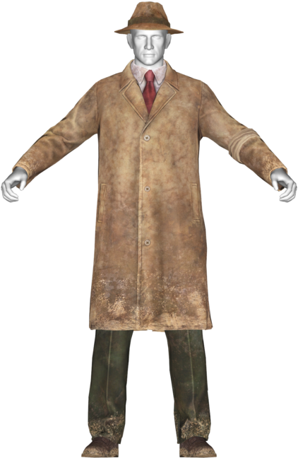 Dirty Trench Coat - Maccready's Duster (1200x756), Png Download