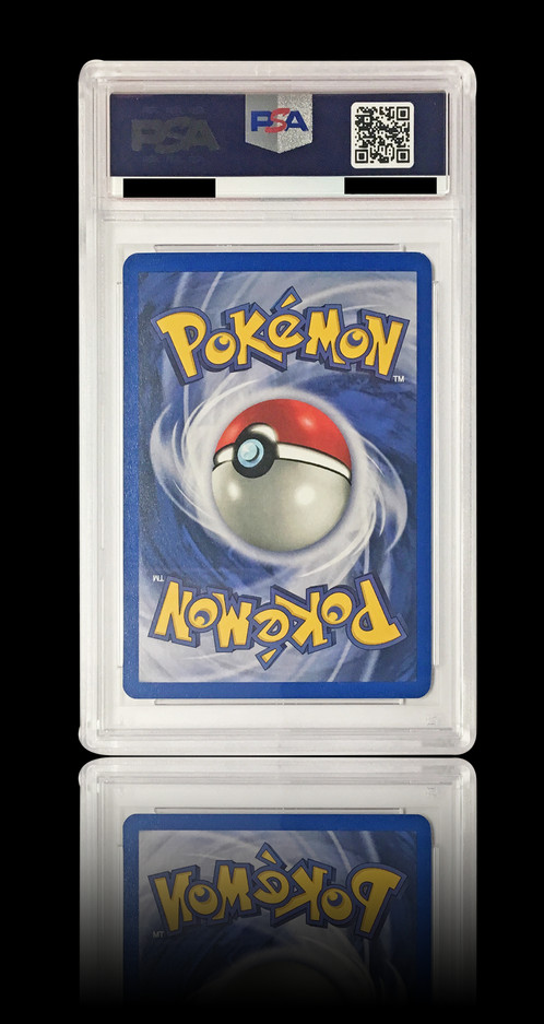 Psa 10 Giovanni's Machamp 6/132 - Back Of A Pokemon Card (498x937), Png Download