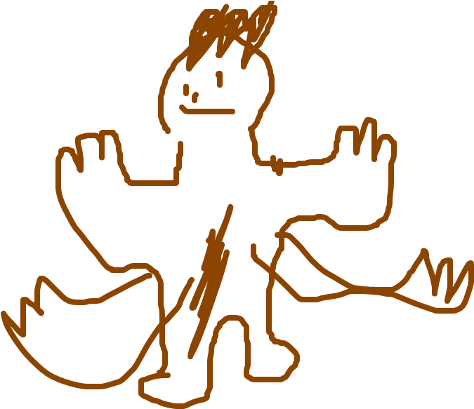 Machamp - Cartoon (1020x608), Png Download